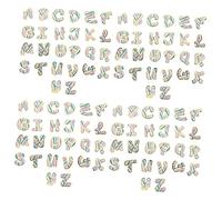 Angoily 4 Ensembles Patches Brodés Alphabet Anglais De Thermocollants Colorés Pour Décoration Et Réparation De Vêtements Sacs Chapeaux Et Plus 26 Pièces * 4