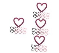 Angoily 4 Ensembles Pendentif D'amour Émail Bricolage Collier Cœur Charme De Coeur D'or Breloques Coeur Strass Charme De Bijoux Charmes De Suspension Charmes En Vrac Résine 8 Pièces * 4
