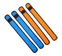 Angoily 4 Pièces Bandes LED pour Chevaux Sangles de Jambe Respirantes et Imperméables Soutien Cheville Équine pour Équitation Nocturne Haute Visibilité Confort et Fixation Rapide