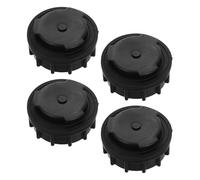 Angoily 4 Pièces Bouchons de Drainage Plastique pour Poubelle Extérieure Lot de Stoppeurs Étanches Résistants Aux Intempéries pour Bac à Déchets Accessoires de Remplacement Facile pour