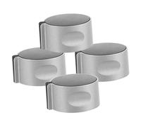 Angoily 4 Pièces Bouton pour cuisinière à cuisinier bouton de contrôle trousse Boutons de brûleur de poêle à remplacement des boutons de la cuisinière Alliage de zinc