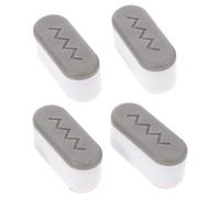 Angoily 4 pièces Coussinets Tampons Abattant Wc Silicone Patins Réducteurs de Bruit et Protection Anti-rayures Joint Wc pour Siège de Toilette Accessoires de Salle de Bain Stables et