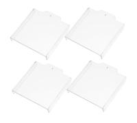 Angoily 4 pièces Couvercle Transparent de Protection pour Bouton Durgence Lot de Protège Interrupteurs Activation Accidentelle Installation Facile pour Bâtiments Commerciaux et