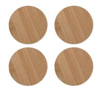 Angoily 4 Pièces Couvercles pour Carafe Acier Inoxydable Bouchon de Remplacement pour Pichet Couvercle Étanche Bambou et Verre Compatible Plupart des Pichets de Cuisine