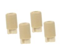 Angoily 4 pièces Douille Plastique Résistant Support de Lampe Standard Compatible Porte Ampoule Remplaçable pour Installation DIY Base de Lampe Sécurisée