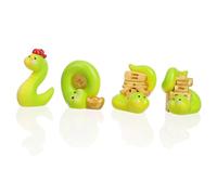 Angoily 4 Pièces Figurines Serpent Traditionnelles pour Décor de Table de Sculptures Mignonnes pour Année du Serpent Décoration Chinoise Nouvel an Symboles de Sagesse