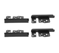 Angoily 4 Pièces Kit de Fixation pour Autoradio Double Din 4 Pièces en Plastique Robuste, Cadre de Tableau de Bord Compatible avec Modèles de Voiture Populaires, Supports Latéraux Stéréo