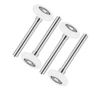 Angoily 4 pièces Lot de Roulettes de Porte de Garage Nylon avec Tige Roulements pour Remplacement Facile Installation Rapide et Mouvement