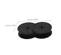 Angoily 4 Pièces Lot Rubans Encreurs Double Bobine pour Machines à Écrire Mécaniques Vintage Impression Claire Installation Facile Compatible Plupart des Modèles Anciennes