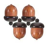 Angoily 4 pièces Pendentifs Forme de Gland Acorn Charm pour Fabrication de Bijoux DIY Détails Soignés et Design Réaliste Accessoires pour Bracelet et Collier