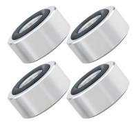 Angoily 4 Pièces Pieds Isolants Amélioration Sonore en Alliage D'aluminium Absorption des Chocs pour Haut-parleurs et Caissons de Basses pour Studios D'enregistrement