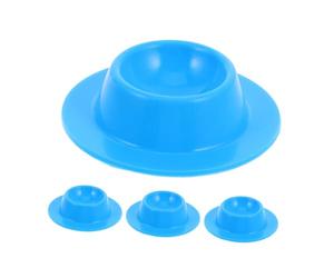 Angoily 4 Pièces Plateau D'oeufs Œufs Durs Machine à Nouilles Universelle Casier à Oeufs Casier à Oeufs Machine à Nouilles Domestique Oeufs Ouvre-coquilles Gel De Silice Sky-blue