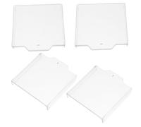 Angoily 4 pièces Protection Bouton Transparent Couvercle de Sécurité pour Interrupteurs Durgence Compatible Bâtiments Commerciaux et Résidentiels