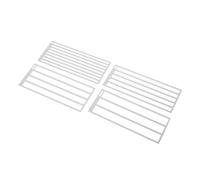 Angoily 4 Pièces Règle pour Peinture Diamant Acier Inoxydable Outil de Positionnement Précis avec Quadrillage pour Alignement de Perçage Accessoire DIY pour Art Diamant et Pose Complète de