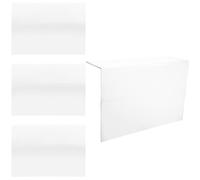 Angoily 4 Pièces Support Étiquette Prix Transparent Pet Porte Affiche Stable et pour Lot de Robuste et Portable
