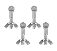 Angoily 4 Pièces Vis de Tension pour Scie à Archet, Boulon de Réglage en | Réparation Soi-même, Usage Bois et Métal, Compatibilité Large, Finition Argenté, Pièce de Remplacement