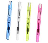 Angoily 4 Pièces Watercolor Brush Pens Fountain Style Refillable Ink Painting Pens For Students And Artists Couleur Aléatoire