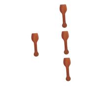 Angoily 4 Pièces Wood Clay Modeling Paddle Tool For Pottery DIY Reusable Wooden Clay Finish Paddle For Air Dry Crafting