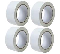 Angoily 4 rouleaux Ruban Détanchéité pour Fenêtres et Portes Autocollant Isolation Thermique Froid Joint Étanche Flexible Tissu Blanc Kit pour Calfeutrage