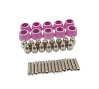 Angoily 40 pièces Kit Consommables Embouts Plasma Résistants Chaleur pour Torche Découpeuse Plasma Accessoires Durables pour Découpe Précise