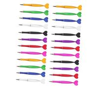 Angoily 40 pièces Stylos à Bille Forme de Cœur avec Stylos à Écrire Originaux pour Mariage École Bureau et Saint Valentin