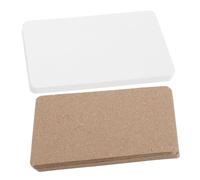 Angoily 400 Pièces Cartes Kraft Vierges pour DIY Graffiti et Aquarelle Papier Cartonné Blanc et Kraft Cartes pour Invitations Mariage Notes et Dessins Creatifs