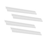 Angoily 4pièces Cache-fentes Silicone Pour Cuisinière Couverture De Joint Étanche Pour Éviter Les Débris Entre Le Four Plan De Travail Compatible Avec Types De Cuisinières