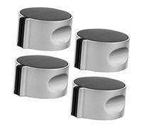 Angoily 4pièces Lot De Boutons De Cuisinière à Gaz Alliage De Zinc Médian Boutons De Cuisinière Remplacements Pour Poêle à Gaz De Brûleur Métal