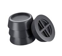 Angoily 4pièces Lot De Patins Anti-vibrations Pour Machine à Laver Caoutchouc Pour Stabiliser Rehausseurs De Meubles