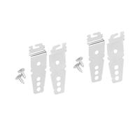 Angoily 4pièces Supports Latéraux pour Lave-vaisselle Kit de Fixation Clips Métalliques pour Plan de Travail