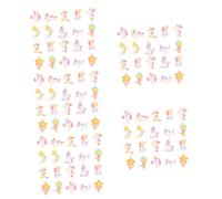 Angoily 5 Ensembles Pendentifs Bijoux Résine Licorne Arc Ciel Breloques Style Cartoon Pour Création Boucles Doreilles Diy Accessoires Mode Charmants 20 Pièces * 5