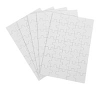 Angoily 5 Ensembles Puzzle à Sublimation Morceaux Puzzle Bois à Transfert Thermique DIY pour Activités Créatives Fêtes et Jeux Famille