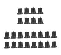 Angoily 5 Ensembles Tapis De Pied De Cuisinière À Gaz Brûleur De Cuisinière À Gaz Anneau Wok Pour Cuisinière À Gaz Patins De Grille De Cuisson En Caoutchouc Métal Black 8 Pièces X 5