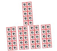 Angoily 5 Feuilles Autocollant de Sécurité Liquide Inflammable PVC Résistant Panneau Avertissement Auto Adhésif Multi Usage pour Prévention Incendie