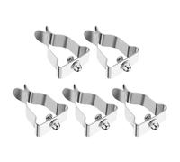 Angoily 5 Jeux de Clips de Fixation en Acier Inoxydable pour Couvercle de Puits de Lumière de sous-Sol Vis et Écrous Clips Transparents pour Fenêtre Maintien Stable et Solide