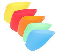 Angoily 5 Pièces Abat-Jour En Plastique Incliné En Forme De Fer À Cheval Abat-Jour Lampe De Remplacement Couvercle De Lumière Pour Lampadaire Lampe Multi-Tête Lampe Debout Diamètre Du