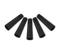 Angoily 5 Pièces Adaptateur Fileté pour Manche à Balai, Plastique Noir, | Connexion pour Tiges Domestiques, Réparation D’outils, Installation sans Outil, Serrage Fiable