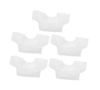 Angoily 5 Pièces Bear Doll Clothes Set Classic Round Neck T Shirts for Stuffed Bears Soft Plush Animal Shirts for Creative Play and Easy Dressing