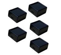 Angoily 5 Pièces Boîte à Diamants en Plastique avec Insert Mousse | Couvercle Clair, Coins Lisses, Support Rembourré, pour Collection, Voyage, Présents D’anniversaire