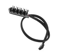 Angoily 5 Pièces Câble D'extension à 4 Broches pour Ventilateur PC Fonction Pwm et Tachymètre, Adaptateur Répartiteur de Connecteur pour Camping et Ordinateur