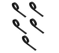 Angoily 5 Pièces essuie-Glace Nettoyeur de Verre Nettoyeur de vitre Racleur de Carreaux Racleur de vitre lingettes Commercial Bloc pôle raclette en Caoutchouc Bandes pour s'entraîner Black