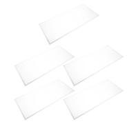 Angoily 5 Pièces Film de Sablage Transparent pour Armoire Abrasive, | Polyester, Visibilité Claire, Protection L’usure, Compatible 22x10 Pouces