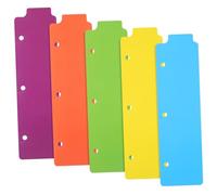Angoily 5 Pièces Intercalaires pour Classeur Colorés avec Onglets Écrits Organisateur Pratique pour Notes Cahier et Carnet de Lecture