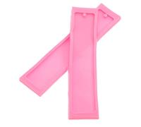 Angoily 5 Pièces Moules à Signets Silicone pour Diy Moules Rectangulaires Lisses sans Bavures pour Marque Pages Personnalisés