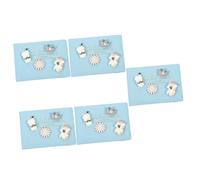 Angoily 5 Pièces Porte Carte de Conduite PU Étui Pratique et Élégant pour Identité Cartes Bancaires