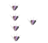 Angoily 5 Pièces Sac De Matériau De Boîtier De Téléphone Mobile Faire La Fête Charmes Du Sac Kit De Décorations Pour Coque De Téléphone Charmes Pour L'artisanat Colle De Résine