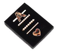 Angoily 5 Pièces Sangle De Silicone Lettre Groupe Montre De Remplacement Bandes Acier Breloque Décorative De Bracelet De Montre Anneaux Décoratifs Pour Bracelet De Montre Alliage