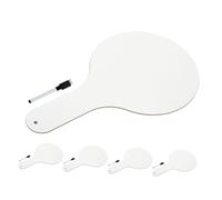 Angoily 5 Pièces Small Double-sided Dry Erase Boards With Markers Portable Handheld Whiteboards For Classroom Student Participation And Teacher Interactive Learning