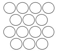 Angoily 50 Bracelets en Silicone Noir Élastiques pour Diy, Surface Lisse, Extensibles et Décoratifs, pour Bracelets Faits Maison et Usage Extérieur