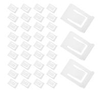 Angoily 50 Clips de Restriction D’angle 90° pour Charnières de Porte en Plastique, Limiteur D’ouverture pour Armoires, Butées de Porte Sécurisées Cuisine et Placard, Accessoires